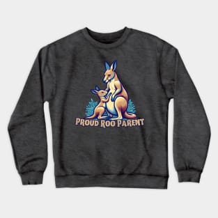 Parenting kangaroo Crewneck Sweatshirt